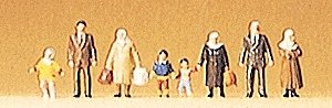 Pedestrians -- Passers-By, N, Preiser Kg 79108