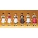 Recreation & Sports -- Bavarian Group In Costume, HO, Preiser Kg 24607
