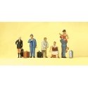 Travelers -- With Luggage pkg(6), HO, Preiser Kg 10540