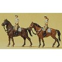 People Working -- German Mounted Police In Summer Uniform, N, Preiser Kg 79138