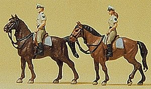 People Working -- German Mounted Police In Summer Uniform, N, Preiser Kg 79138