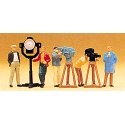 People Working -- TV/Movie Crew, HO, Preiser Kg 10062