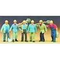 Working People -- Track Gang with Tools pkg(6), HO, Preiser Kg 10033