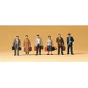 Passengers -- Travelers w/Luggage, N, Preiser Kg 79143