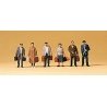 Passengers -- Travelers w/Luggage, N, Preiser Kg 79143