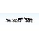Farm Animals - Scenic Accents(R) -- pkg(6), HO, Woodland Scenics 1888