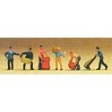 Railroad Personnel -- Freight Loaders, N, Preiser Kg 79016
