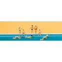 Recreation & Sports -- Children at the Pool, N, Preiser Kg 79091