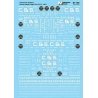 Railroad Decal Set -- Colorado & Southern Narrow Gauge Freight Cars and Cabooses 1910-1941, HO, Microscale Industries Inc 87159