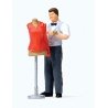 Individual Figure -- Tailor w/Dress Form, HO, Preiser Kg 28171