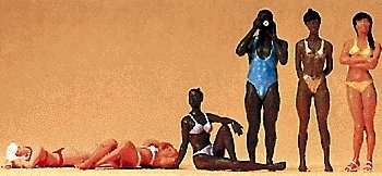 People In Swimsuits pkg(6), O, Preiser Kg 65328