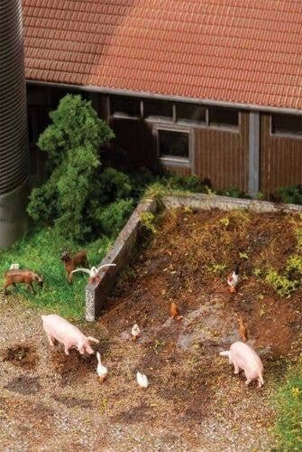 Animals -- Small Livestock pkg(14), HO, Faller Gmbh 151920