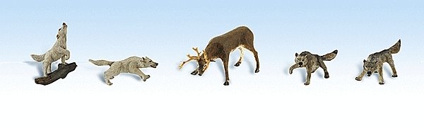 Wildlife Standoof - Scenic Accents(R), HO, Woodland Scenics 1942