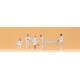 Working People -- Emergency Team & Patient pkg(6), N, Preiser Kg 79048