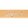 Working People -- Emergency Team & Patient pkg(6), N, Preiser Kg 79048