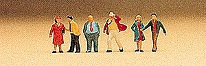 Passengers -- Walking, N, Preiser Kg 79021