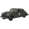 1942 Packard Clipper Custom Touring Sedan - Assembled -- United States Army (green, white), HO, Oxford Diecast 87PC42002