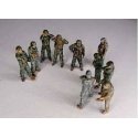 Modern US Gun Crew Firing -- Unpainted Resin Castings pkg(10), HO, Trident Miniatures 96751