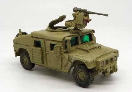 M1114 Hummer with Roof Gun - Resin Kit -- US Army (unpainted), HO, Trident Miniatures 87262