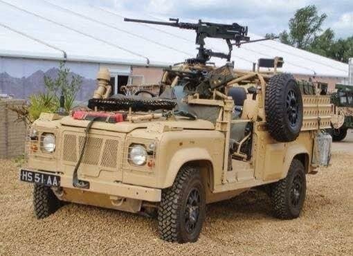 United Kingdom / NATO Light Truck - Resin Kit -- Wolf w/Weapons Mount Installation Kit, HO, Trident Miniatures 87255