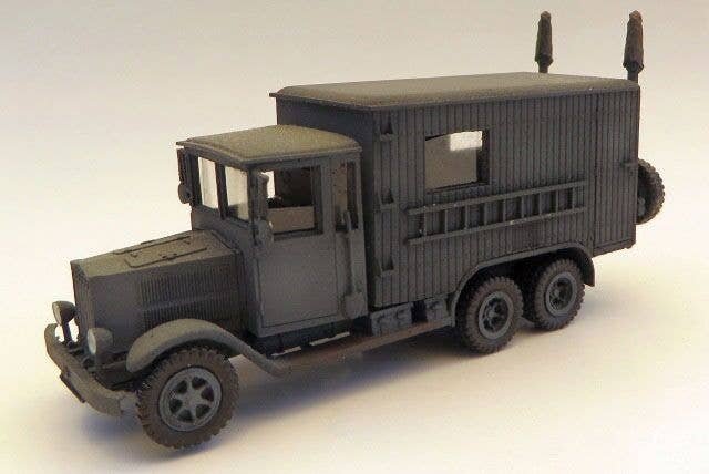 Krupp Kfz. 72 Truck - Kit, HO, Trident Miniatures 87175