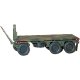 Military - Modern US Army - Heavy Trailer -- M1076 3-Axle Wagon-Type Flatbed (Use w/M1074 Tra, HO, Trident Miniatures 81011