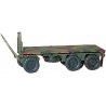 Military - Modern US Army - Heavy Trailer -- M1076 3-Axle Wagon-Type Flatbed (Use w/M1074 Tra, HO, Trident Miniatures 81011