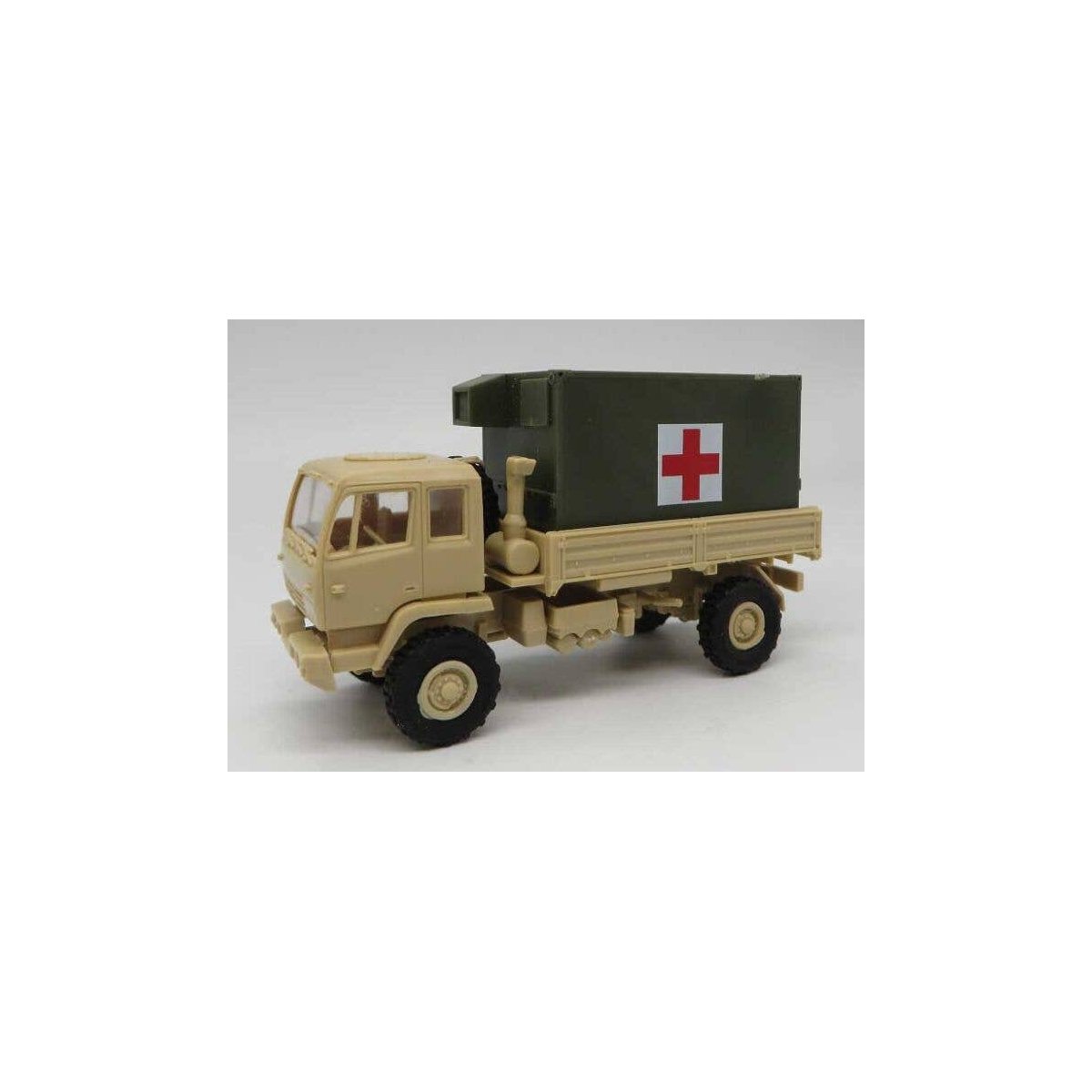 M1078 Light Medium Tactical Vehicle - Resin Kit -- Desert Tan - Medical Corps, HO, Trident Miniatures 90405