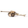 Former German Army WWII Artillery PAK 40 7.5cm Anti-Tank Gun -- Gun Only (Gun Crew 590-16539, sold se, HO, Preiser Kg 16535