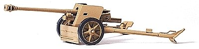 Former German Army WWII Artillery PAK 40 7.5cm Anti-Tank Gun -- Gun Only (Gun Crew 590-16539, sold se, HO, Preiser Kg 16535