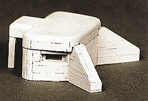 Military - Resin Structure Castings -- Russian Eastern Front (`Stalin Line`) Machine Gun Bunk, HO, Trident Miniatures 99004