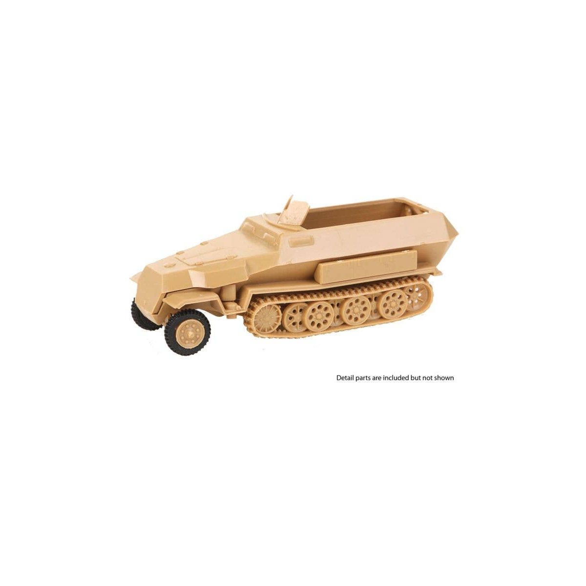Sdkfz 251 Series Half-Track - German Army - Kit -- 3 Model C Armored Personnel Carrrier - Com, HO, Trident Miniatures 90396