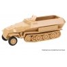 Sdkfz 251 Series Half-Track - German Army - Kit -- 3 Model C Armored Personnel Carrrier - Com, HO, Trident Miniatures 90396