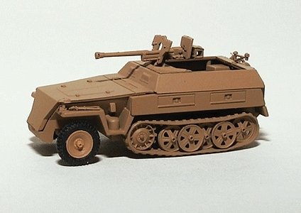 Former German Army WWII - SdKfz 250 Series Half-Tracks -- 250 Armored Pesonnel Carrier with A, HO, Trident Miniatures 90325