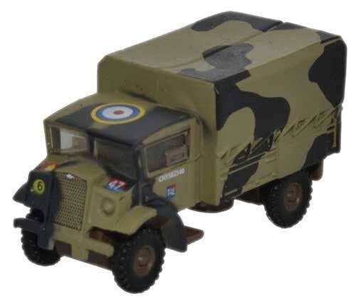 Bedford CMP Truck - Assembled -- Canadian Infantry WWII (camouflage), N, Oxford Diecast NCMP001