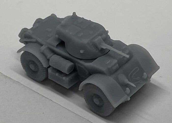T17E1 Staghound Armored Vehicle -- Unpainted 3-D Print, N, Phoenix Precision Models 30075