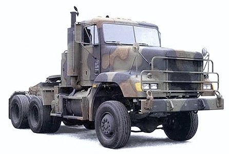 United States Army Vehicles - Metal & Resin Kit -- M915A2 Semi-Tractor Truck, HO, Trident Miniatures 87149