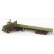 Military - US/NATO (Modern) - Heavy Trucks -- M915 Conventional 3-Axle Tractor with M872 3-Ax, HO, Trident Miniatures 90028