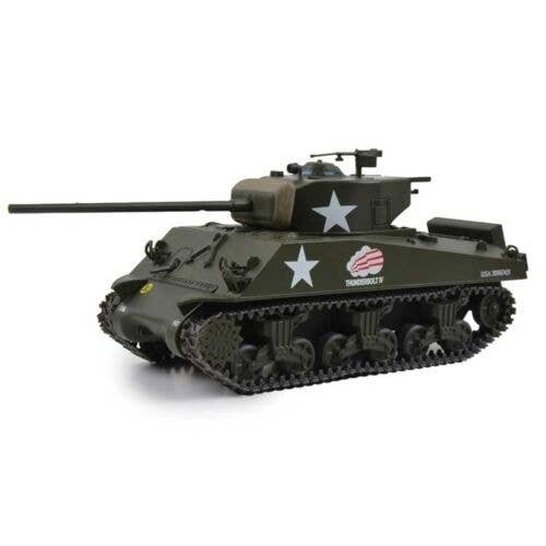 US M4A3 Sherman Medium Tank - Assembled -- Creighton Abrams` `Thunderbolt IV`, 37th Tank Battalion B, 1/43, Atlas O 3002654