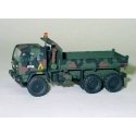 Military - Modern US Army - MTV Series Heavy Trucks -- M1090 3-Axle, 6x6, 5-Yard Capacity Dum, HO, Trident Miniatures 81006
