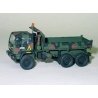 Military - Modern US Army - MTV Series Heavy Trucks -- M1090 3-Axle, 6x6, 5-Yard Capacity Dum, HO, Trident Miniatures 81006