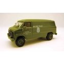 Chevy Van - Emergency - Police Vehicles -- United States Military (green, White Markings), HO, Trident Miniatures 90356