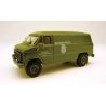 Chevy Van - Emergency - Police Vehicles -- United States Military (green, White Markings), HO, Trident Miniatures 90356