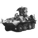 Military - United States Marine Corps (Modern) - Light Armored Vehicles (LAV) -- LAV-AT Anti-, HO, Trident Miniatures 90011