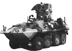 Military - United States Marine Corps (Modern) - Light Armored Vehicles (LAV) -- LAV-AT Anti-, HO, Trident Miniatures 90011