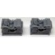 Jeeps Stacked for Transport -- Unpainted 3-D Print pkg(2), HO, Phoenix Precision Models 31633