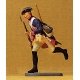 Prussian Army Circa 1756, 7th Infantry 1/24 Scale -- Musketeer Running, 1/24, Preiser Kg 54136