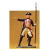 Prussian Army Circa 1756, 7th Infantry 1/24 Scale -- Officer of Musketeers w/Spontoon, 1/24, Preiser Kg 54133