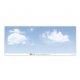 Backscene Photographic Background 95 x 13′ 240 x 33.3cm -- Sky and Clouds, All Scales, Peco SKP03
