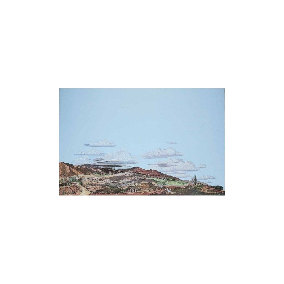Background Scene 24 x 36′ 60 x 90cm - Instant Horizons(TM) -- Desert to Country, HO, Walthers SceneMaster 707